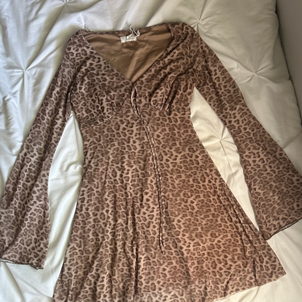 See You Monday Leopard Print Dress